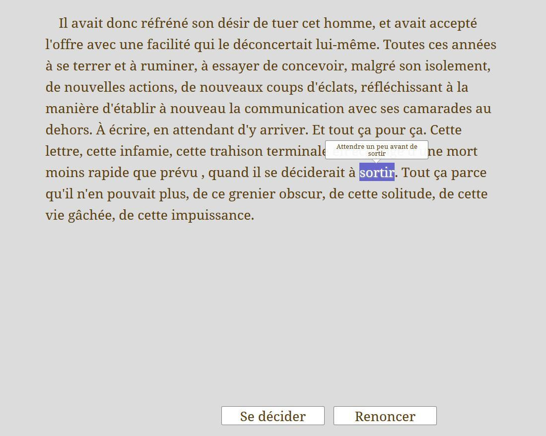 La libération (édition révisée 2020) (itch) - кадр 1