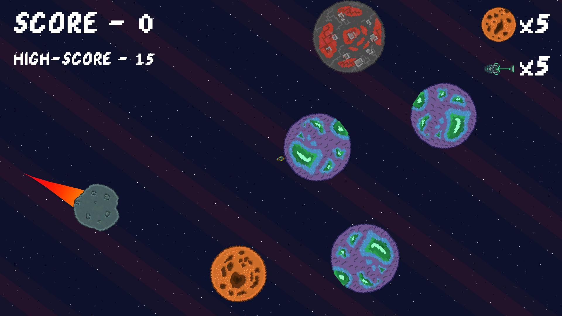 Asteroid Shower Hour (itch) - кадр 3