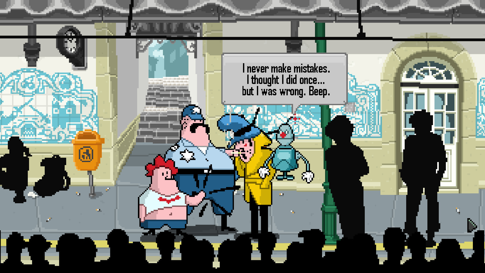 Detective Case and Clown Bot in: The Express Killer - кадр 3