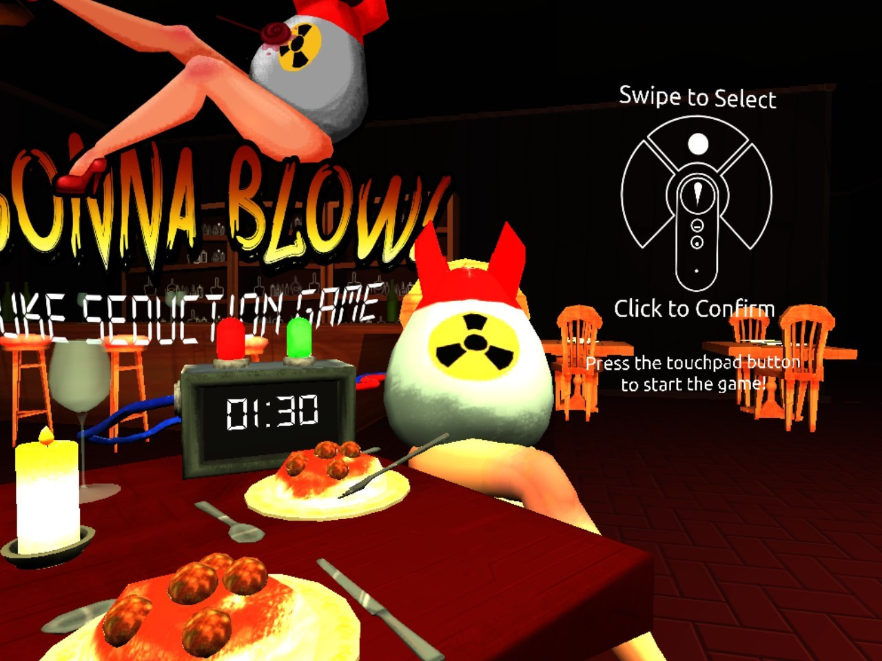 I'm Gonna Blow: The Nuke Seduction Game (itch) - кадр 5