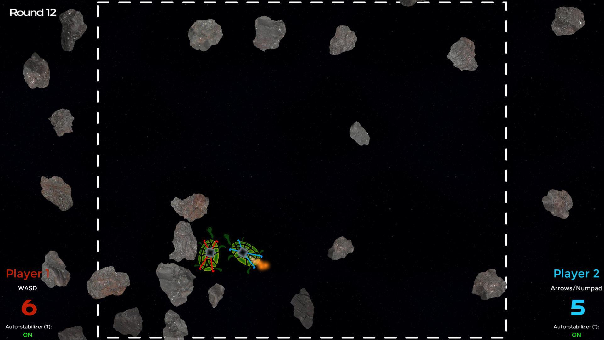 Space Tortoise Jetpack Sumo (itch) - кадр 1