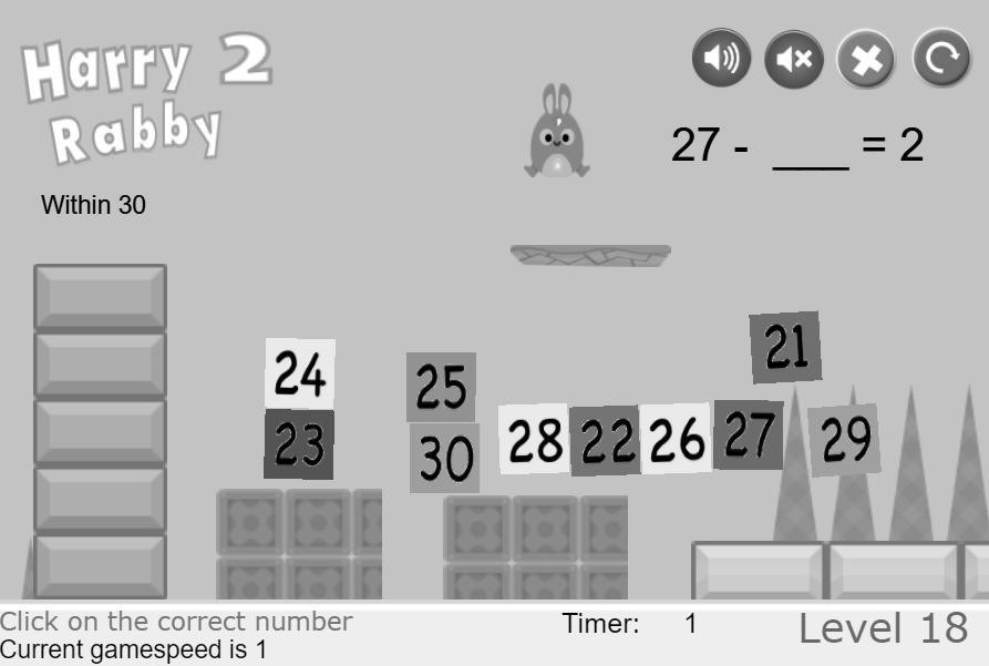 HarryRabby 2 Elementary Math - Missing Subtrahends (itch) - кадр 5