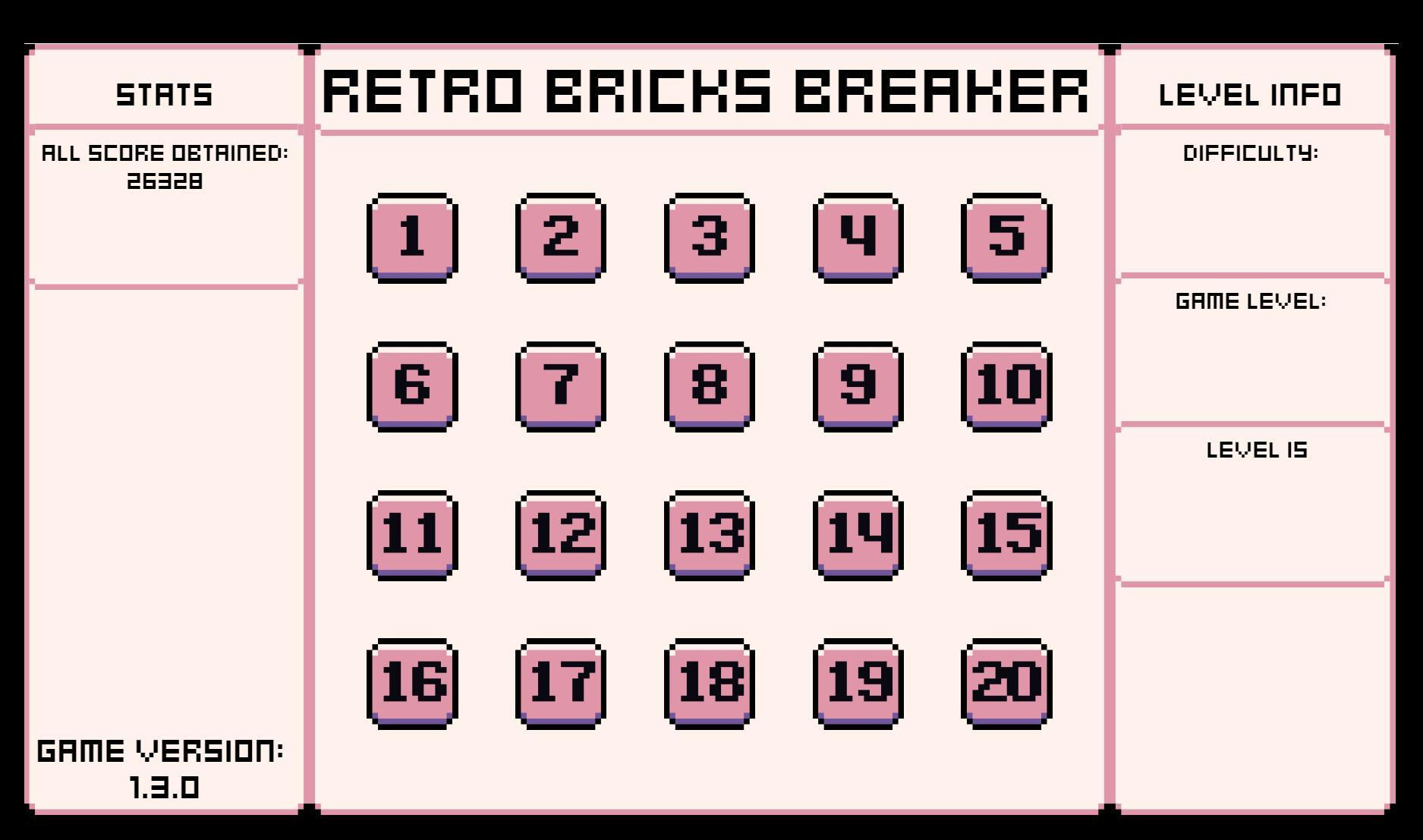 Retro Bricks Breaker (itch) - кадр 3