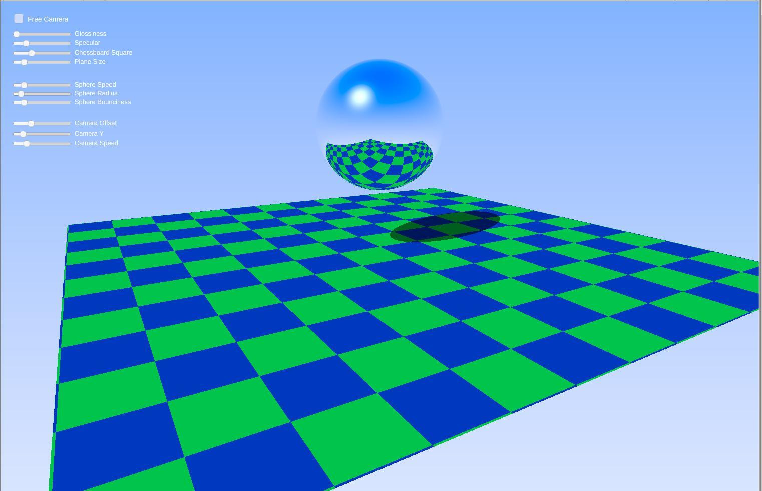 Raytracing in frag shader (itch) - кадр 2