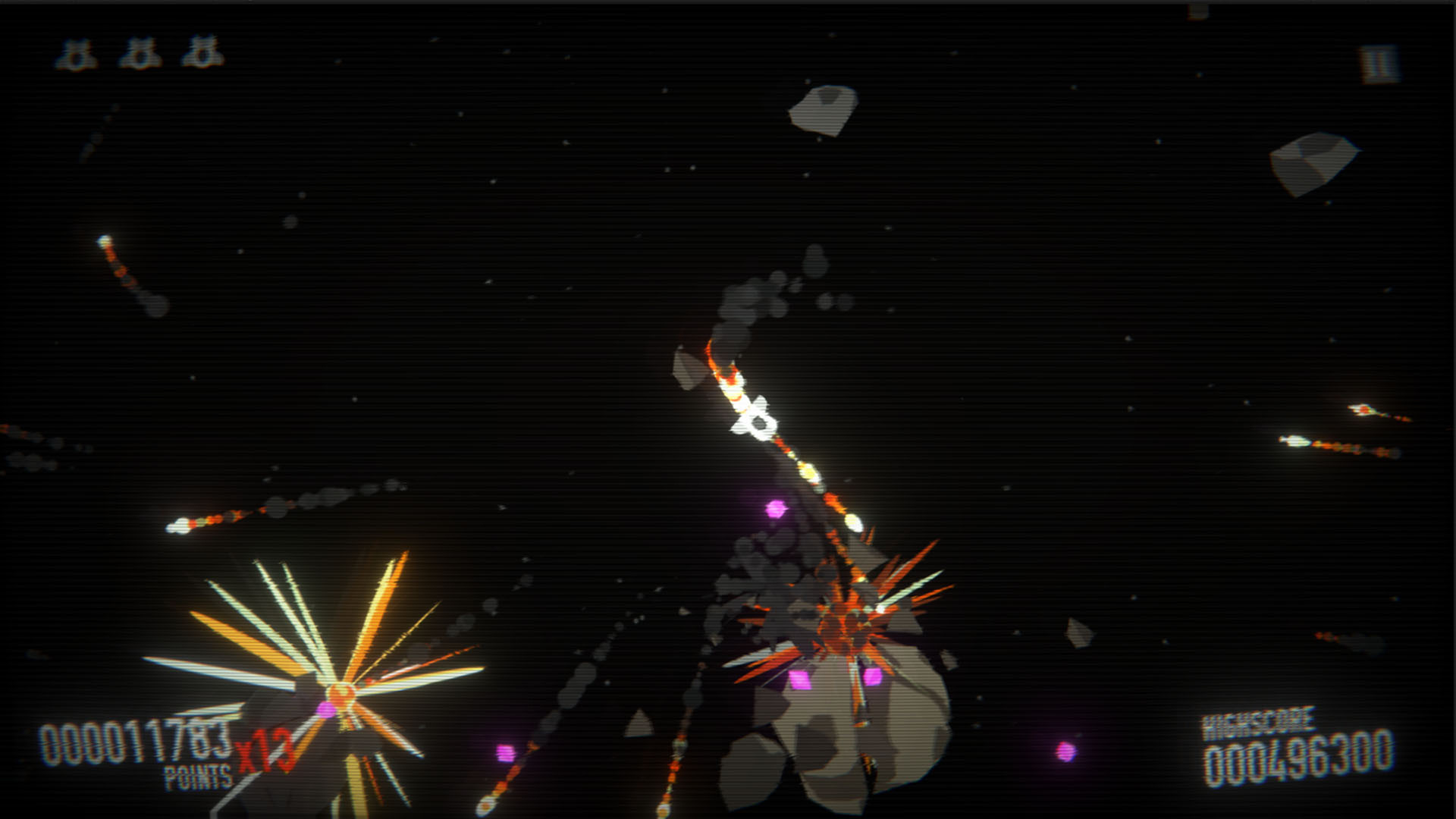 Space Asteroid Shooter: Retro Achievement Hunter - кадр 1