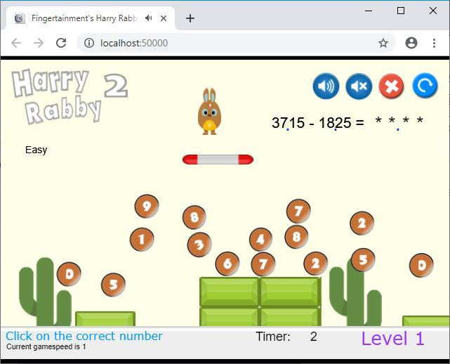 HarryRabby 2 Subtraction with 2 Decimal Places FREE (itch) - кадр 5