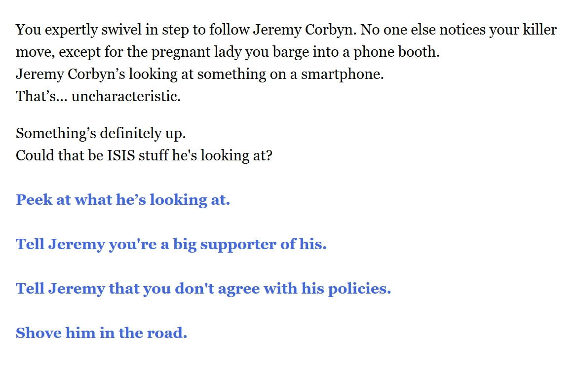 Can you stop Jeremy Corbyn from joining ISIS? (itch) - кадр 3