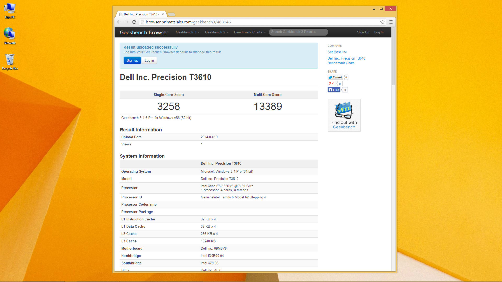 Geekbench 3 - кадр 11