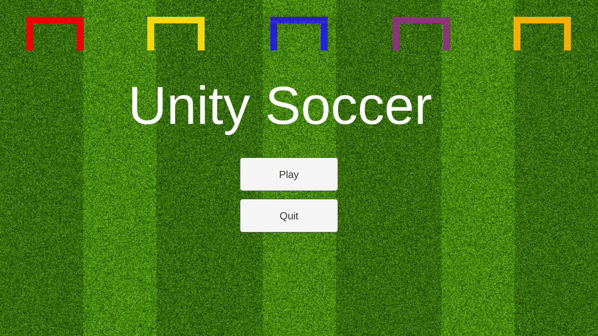 Unity Soccer (itch) - кадр 1