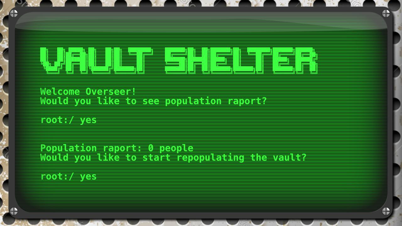 Vault Shelter (itch) - кадр 2