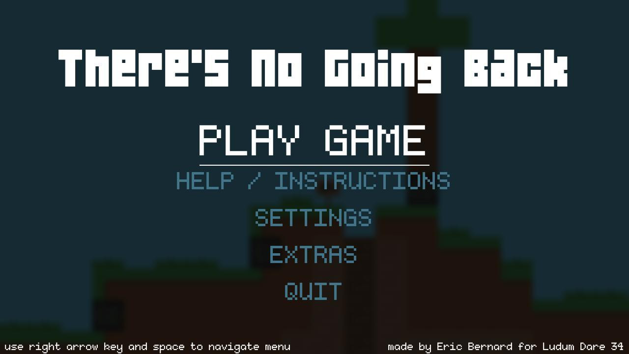 There's No Going Back - Ludum Dare 34 Entry (itch) - кадр 3