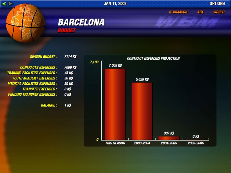 World Basketball Manager - кадр 11