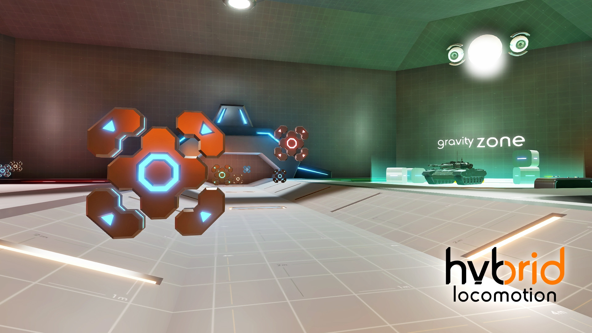 HYBRID Locomotion Test Chamber - VR Tech Demo (itch) - кадр 7