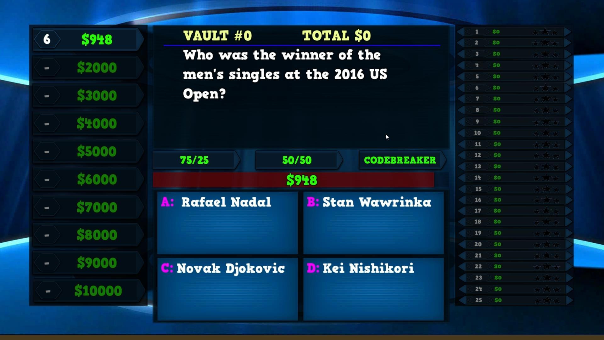 Trivia Vault: Tennis Trivia - кадр 3