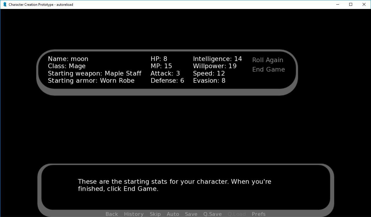 Character Creation Prototype (itch) - кадр 2