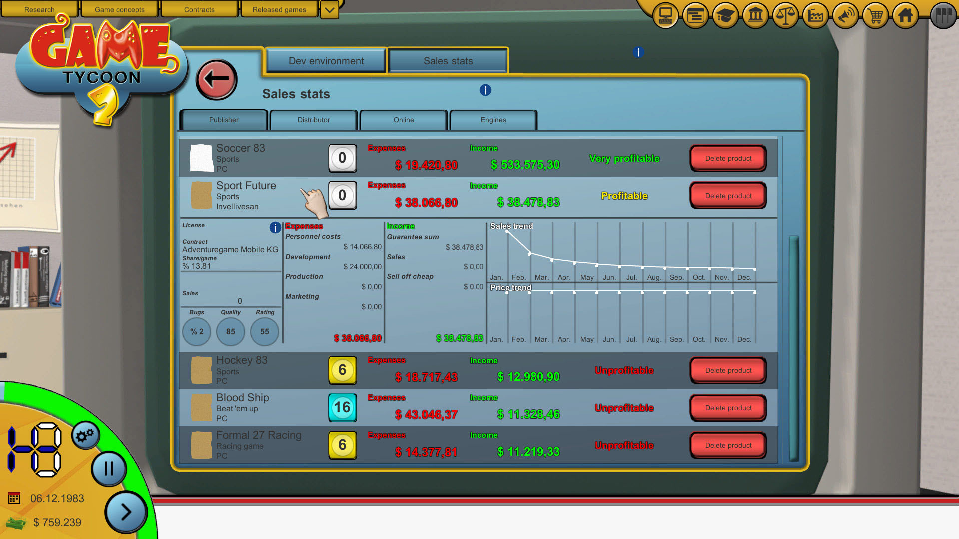 Game Tycoon 2 - кадр 13