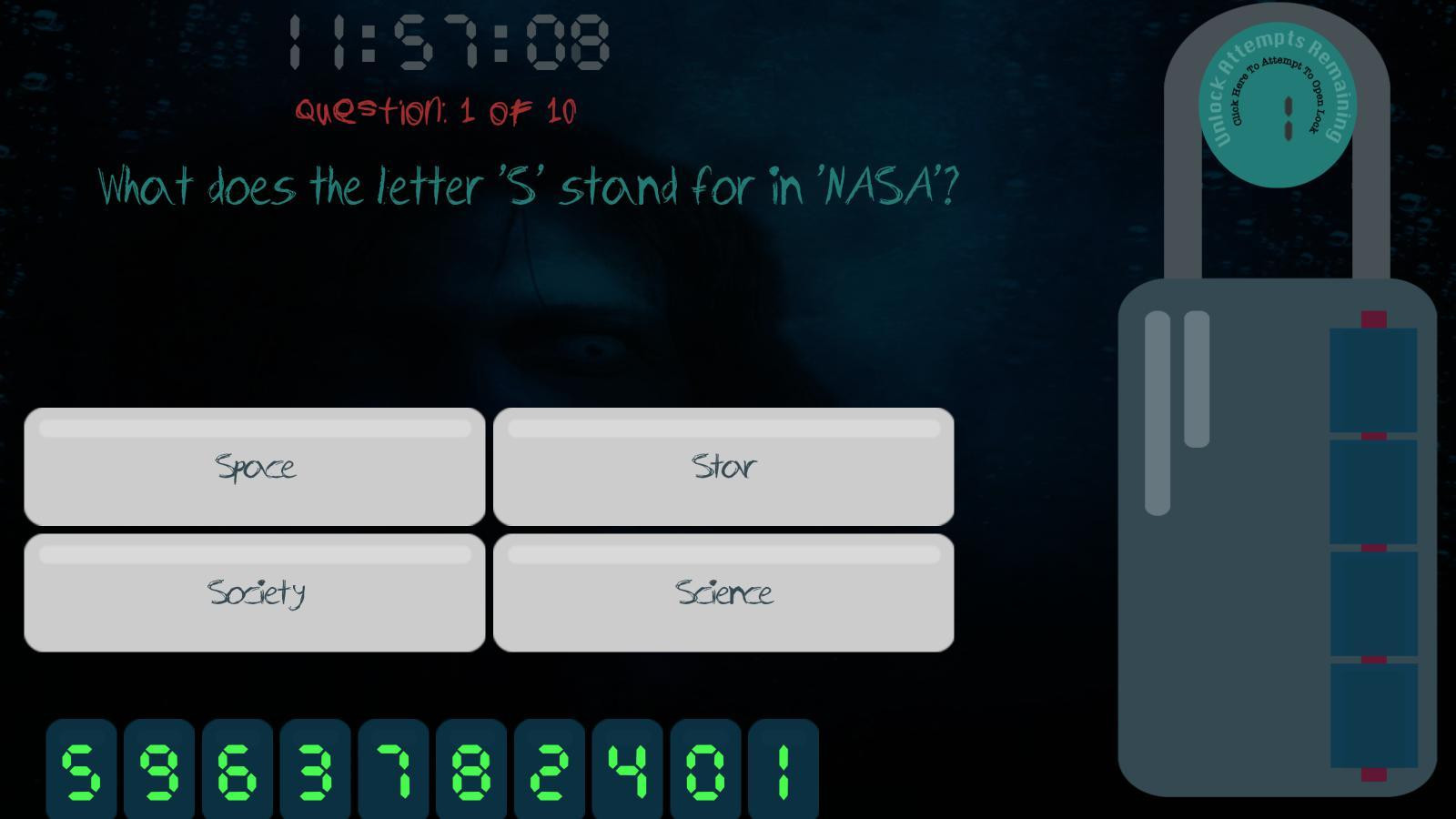1Room, 10Q, 4Digits (itch) - кадр 3