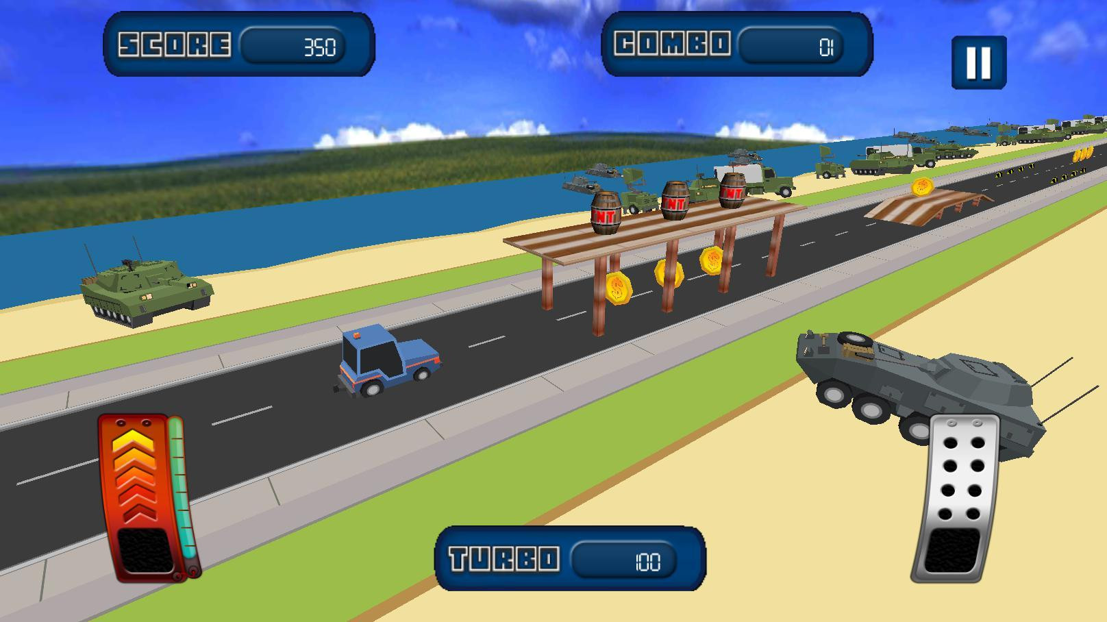 Stunt Craft - Blocky Racing (itch) - кадр 8