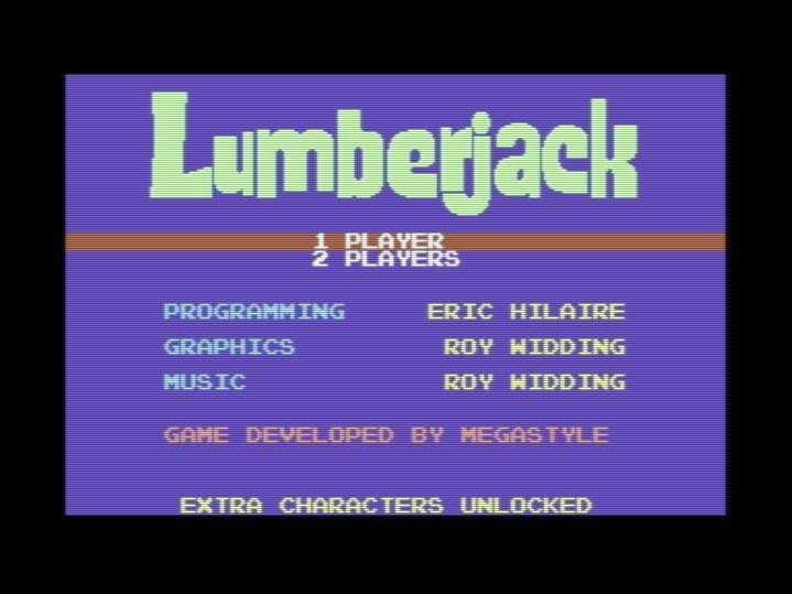 Lumberjack Deluxe Preview (C64 game) (itch) - кадр 5