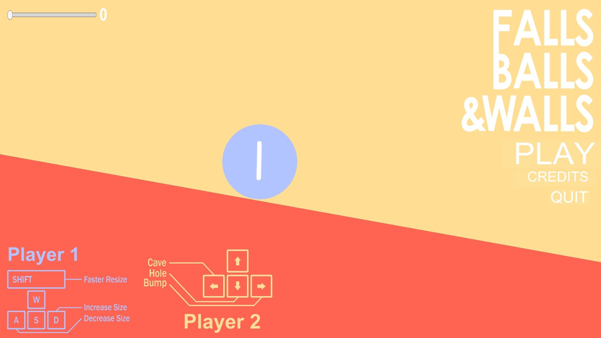 Falls, Balls, and Walls (itch) - кадр 1