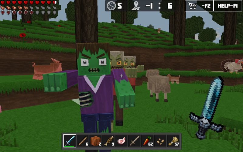 World of Cubes Survival Craft Multiplayer - кадр 3