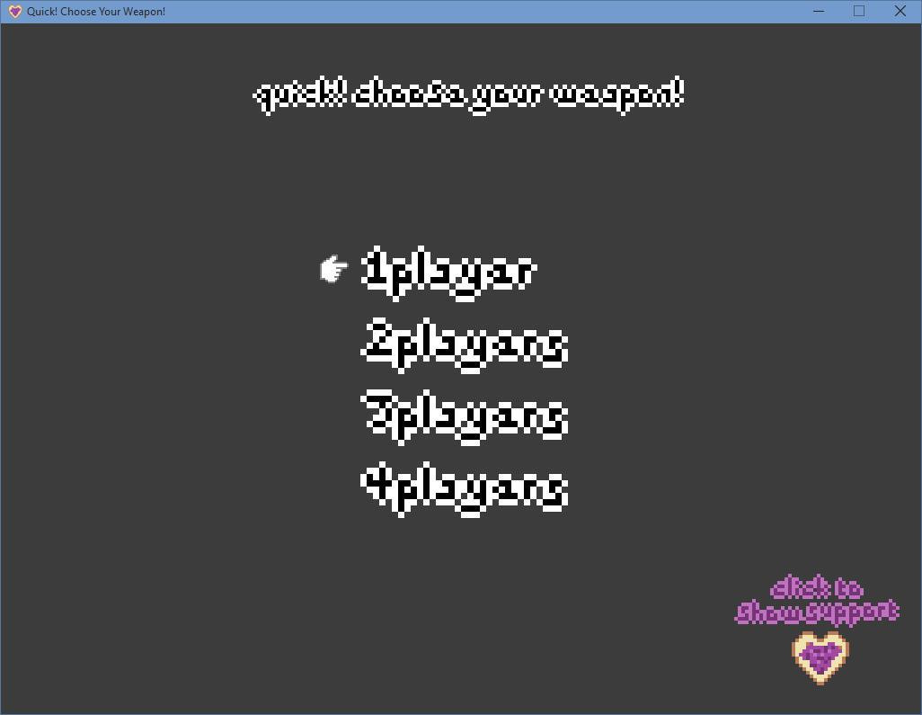 Quick! Choose Your Weapon! (itch) - кадр 2