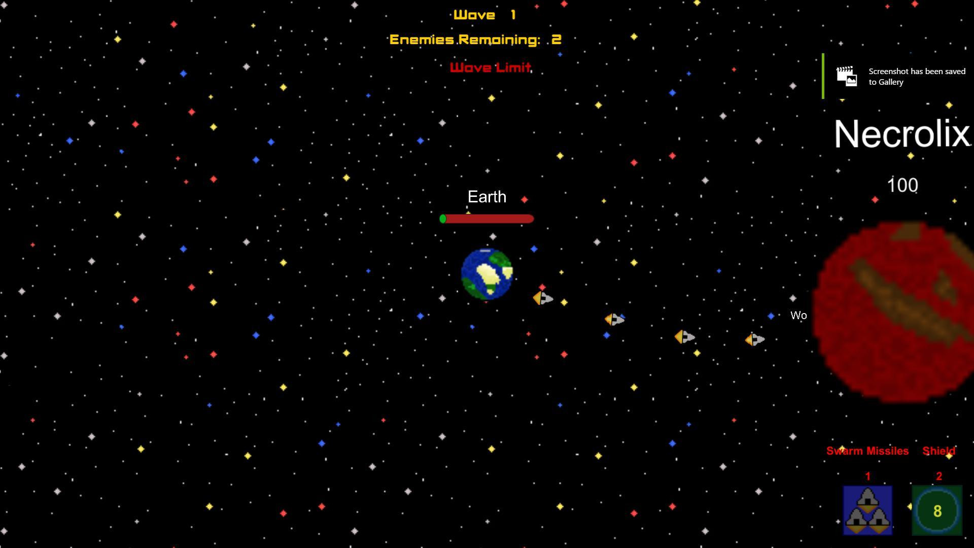 Tiny Earth vs The Universe (itch) - кадр 2