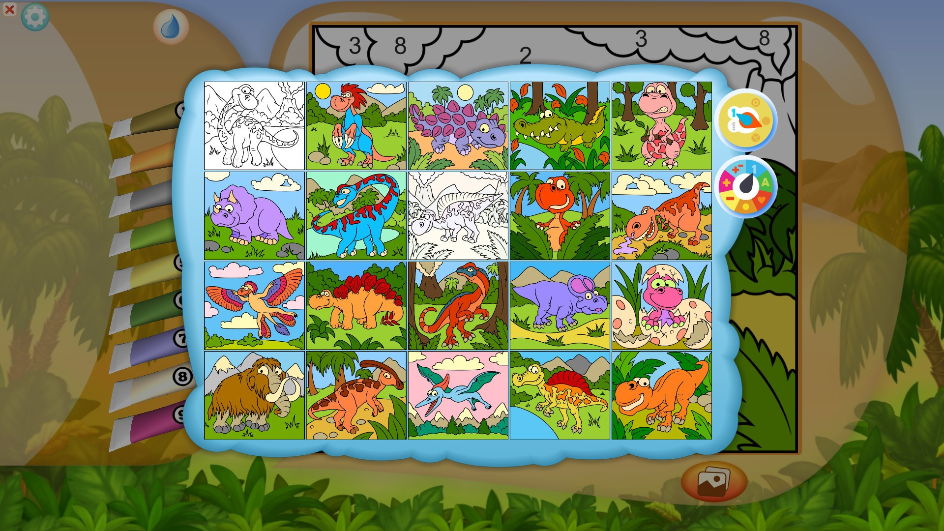 Color by Numbers - Dinosaurs - кадр 3