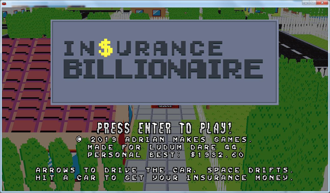 Insurance Billionaire (Ludum Dare 44) (itch) - кадр 2