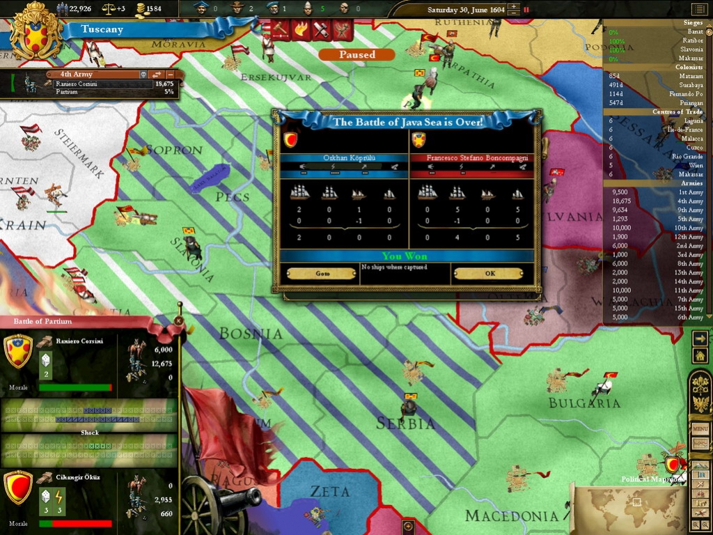 Europa Universalis 3: Napoleon's Ambition - кадр 11