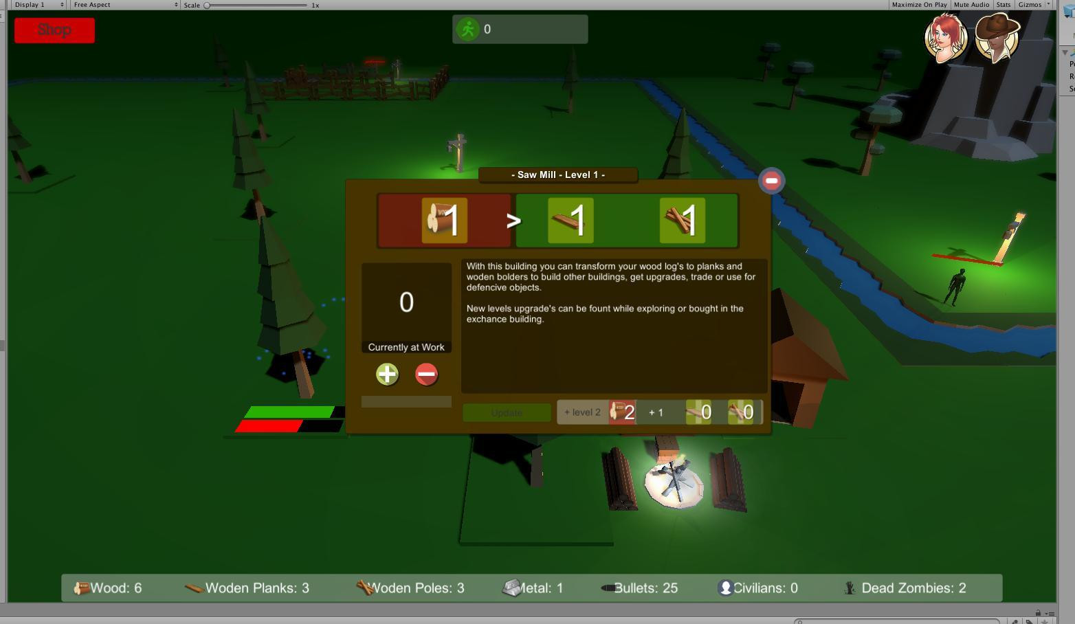 Zombie Survival (concept) (itch) - кадр 2