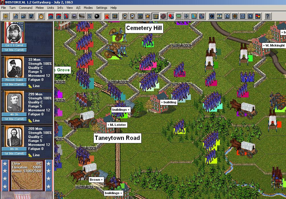Civil War Campaigns: Campaign Gettysburg - кадр 14