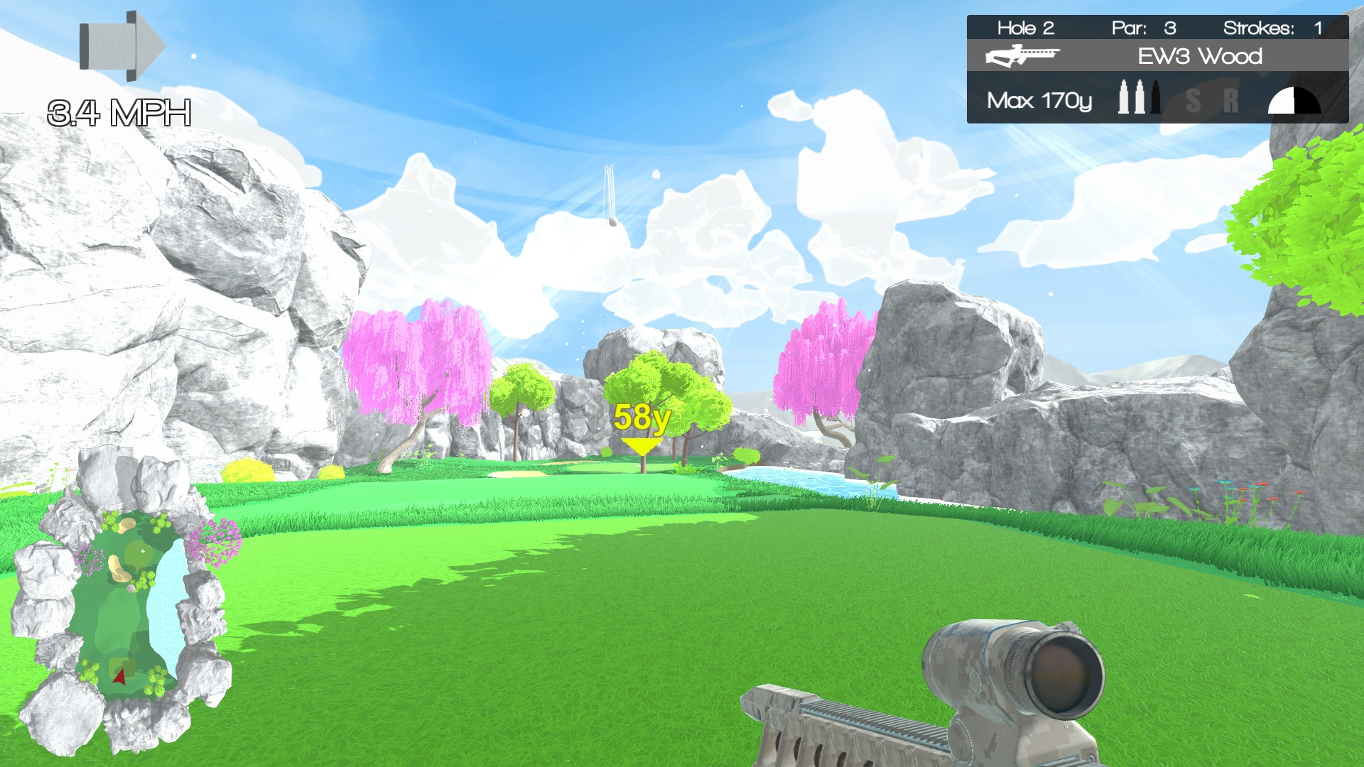 Nice Shot! The Gun Golfing Game - кадр 8
