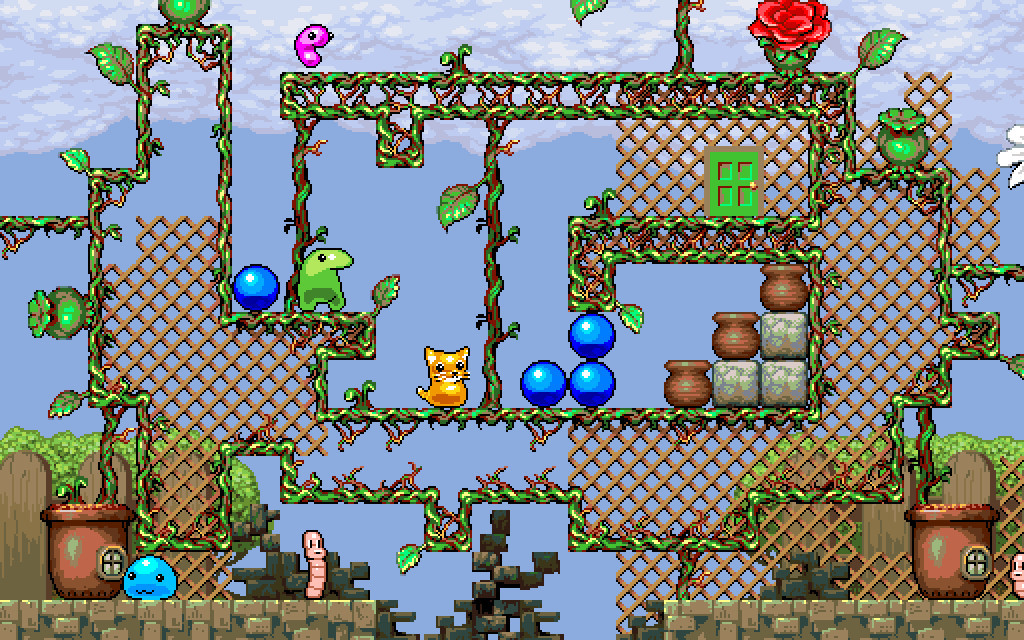 Kitty Kitty Boing Boing: the Happy Adventure in Puzzle Garden! - кадр 4