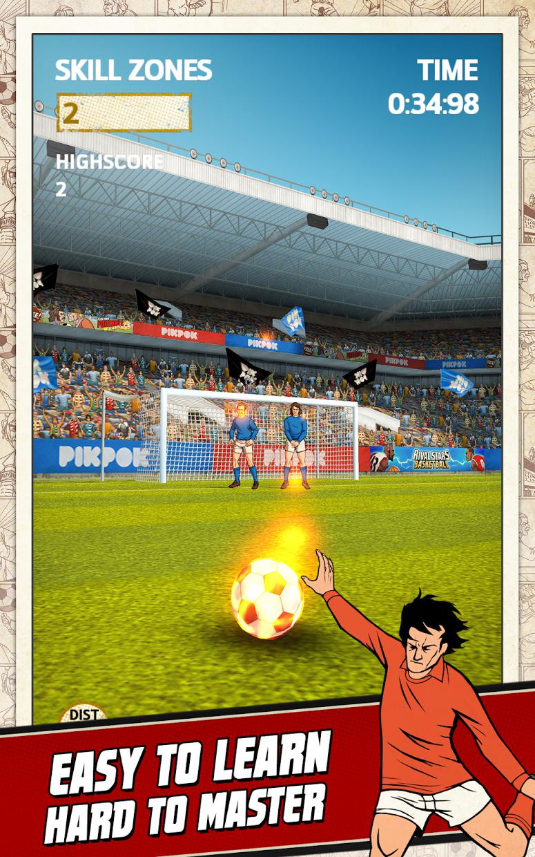 Flick Kick Football - обзоры и оценки игры, даты выхода DLC, трейлеры,  описание