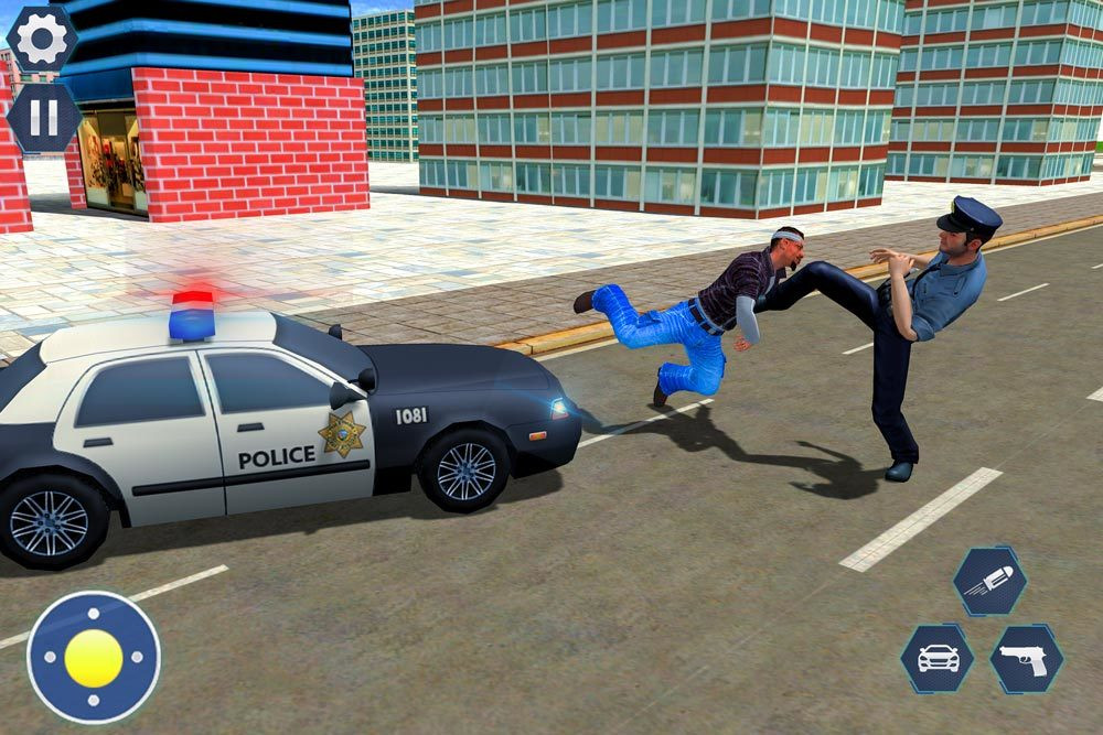 US Police Car Bank Robbery Gangster Chase (itch) - кадр 3