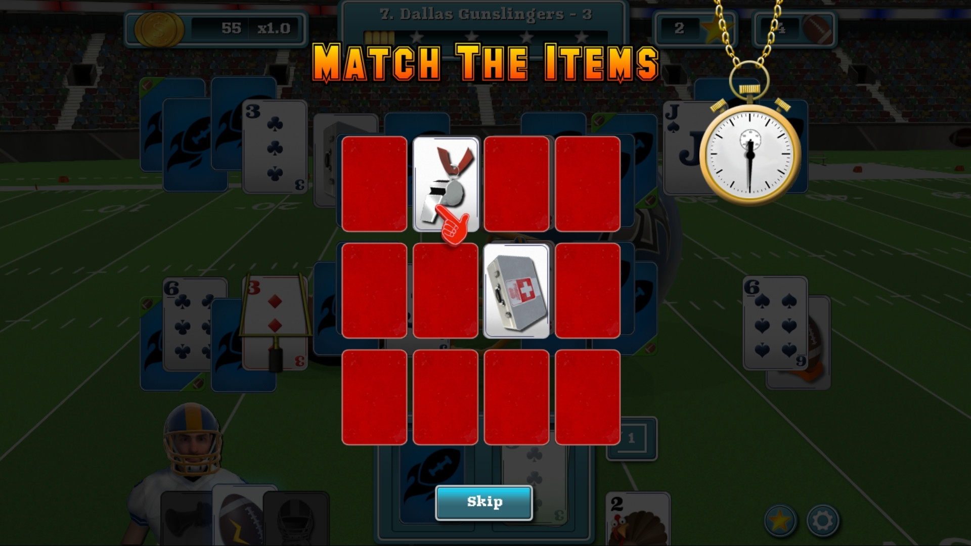 Touch Down Football Solitaire - кадр 9