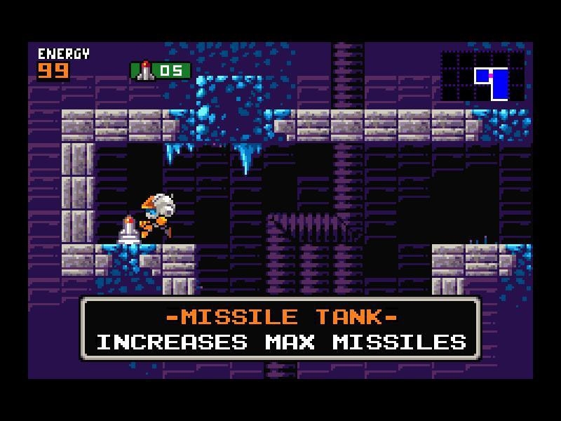 Cave Runner (Open-Source Metroidvania Game Template For Construct 2 and 3, itch) - кадр 4