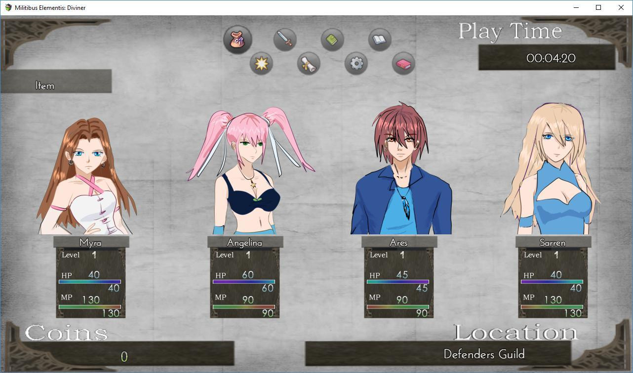 Militibus Elementis: Diviner(Mature Content) (itch) - кадр 7