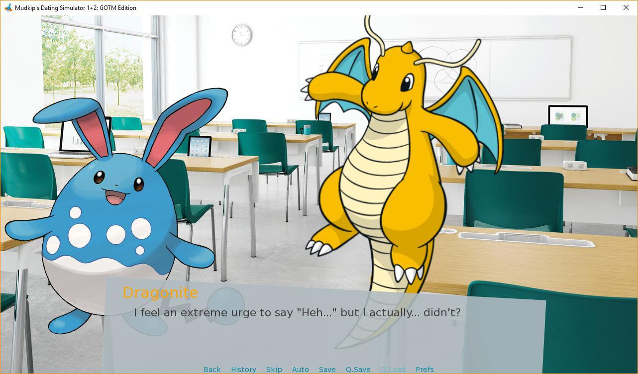 Mudkip's Dating Simulator 1+2 GOTM EDITION (itch) - кадр 3