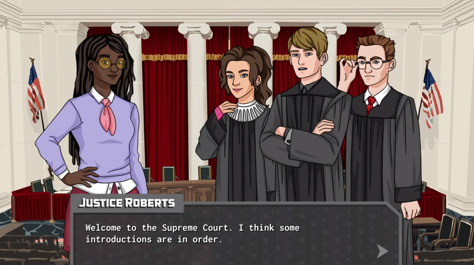 Supreme Courtship: Comedy, Adventure, JUSTICE! (itch) - кадр 4