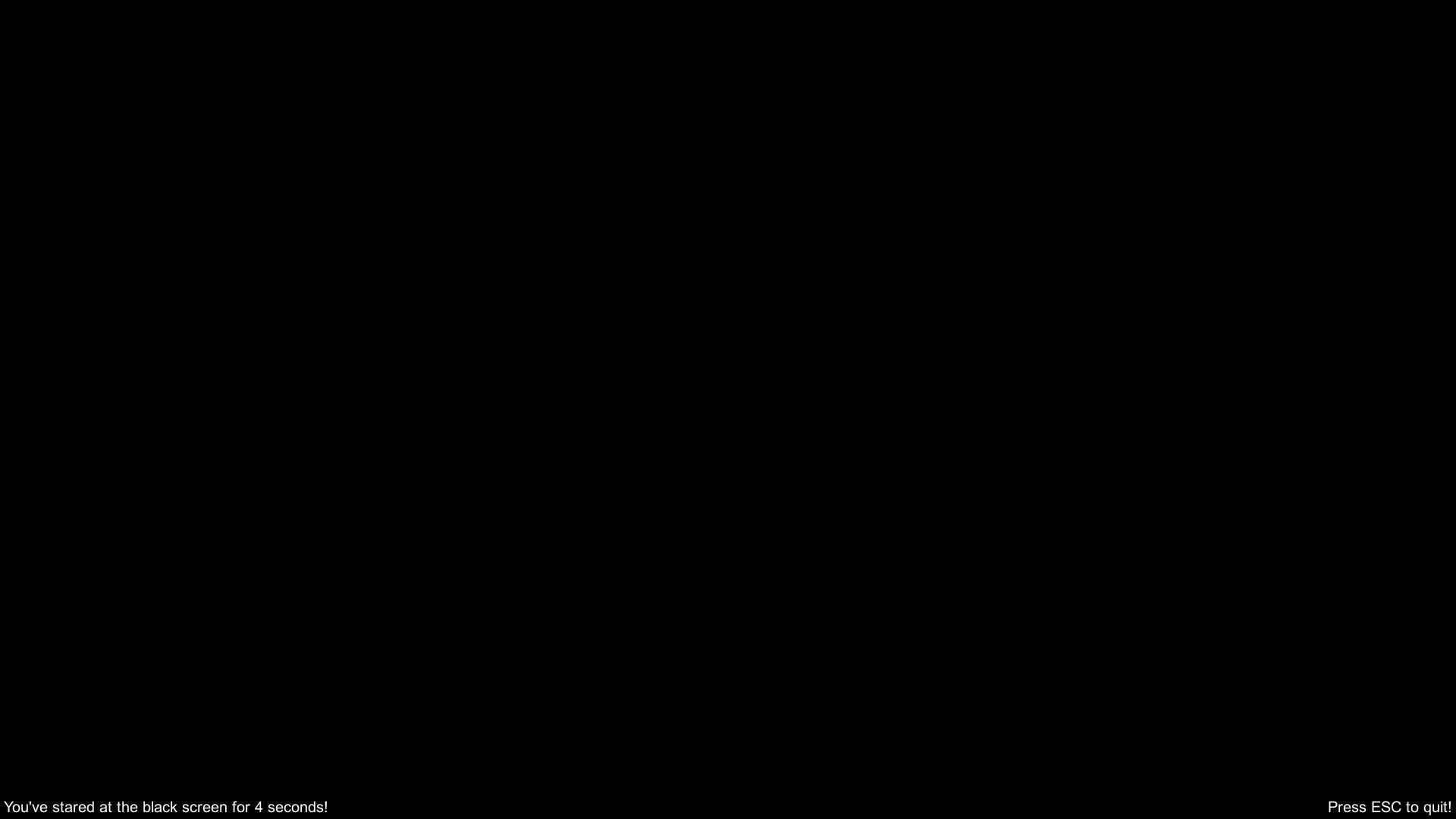 Black Screen Simulator (itch) - кадр 1