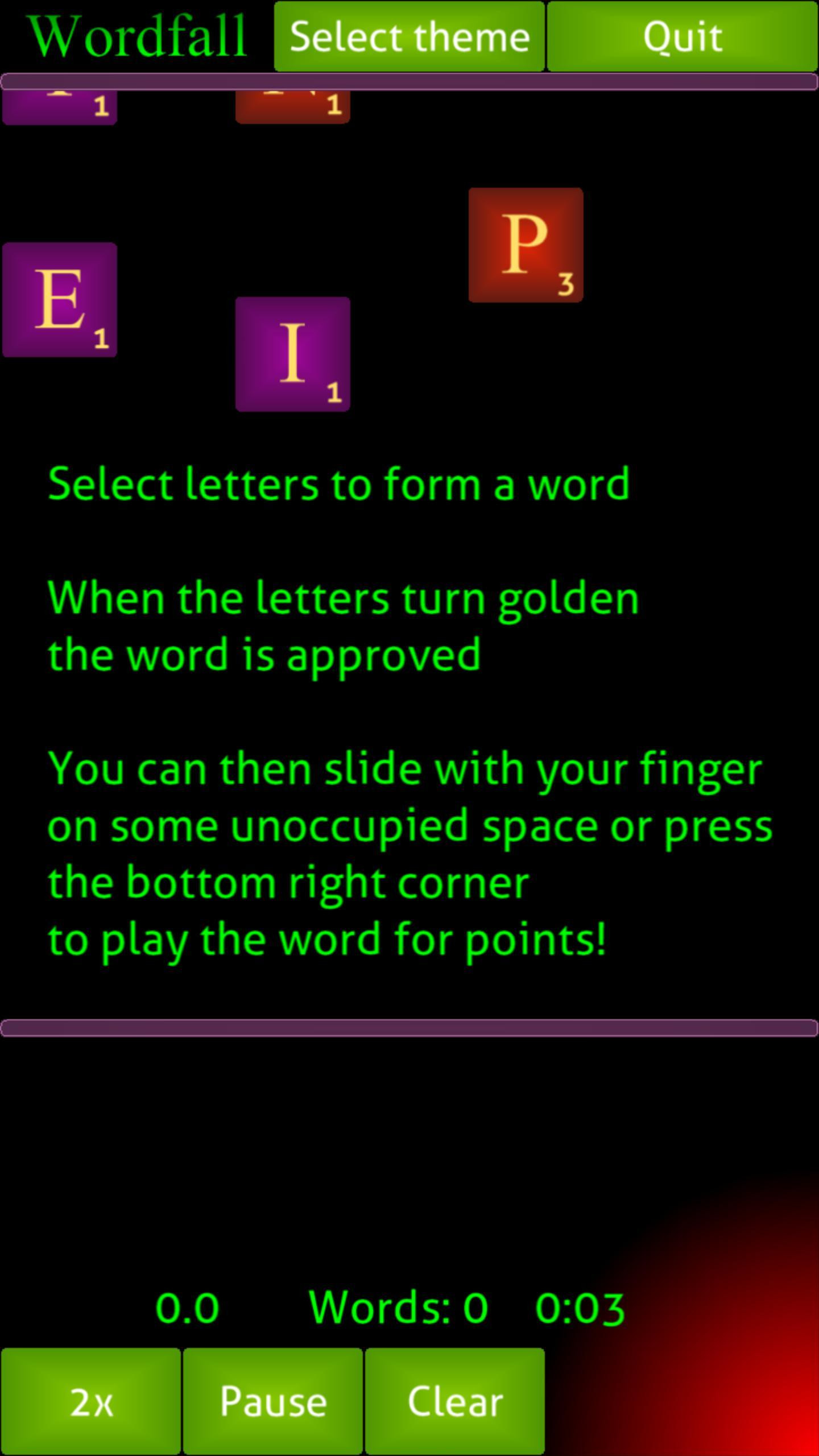 Wordfall (itch) - кадр 8