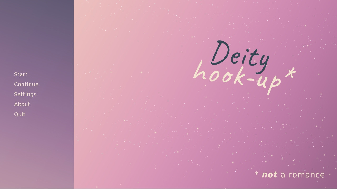 Deity Hook-Up (Not A Romance) (itch) - кадр 3