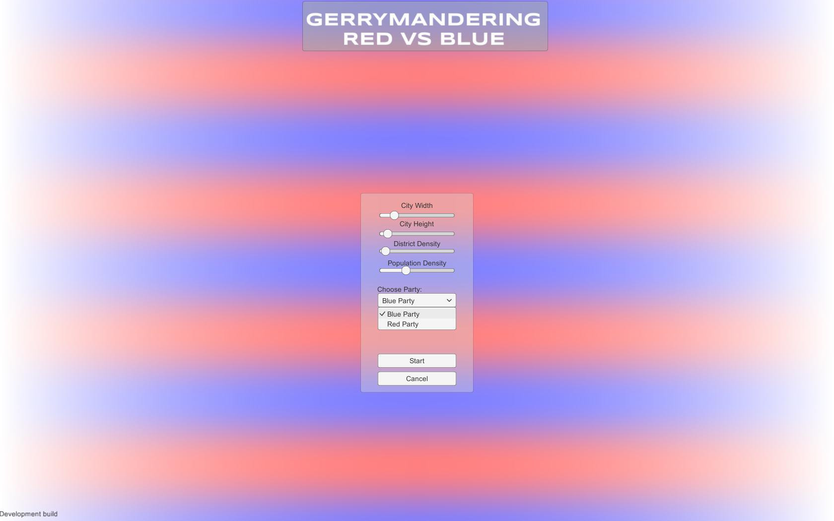 Gerrymandering: Red vs Blue (itch) - кадр 3