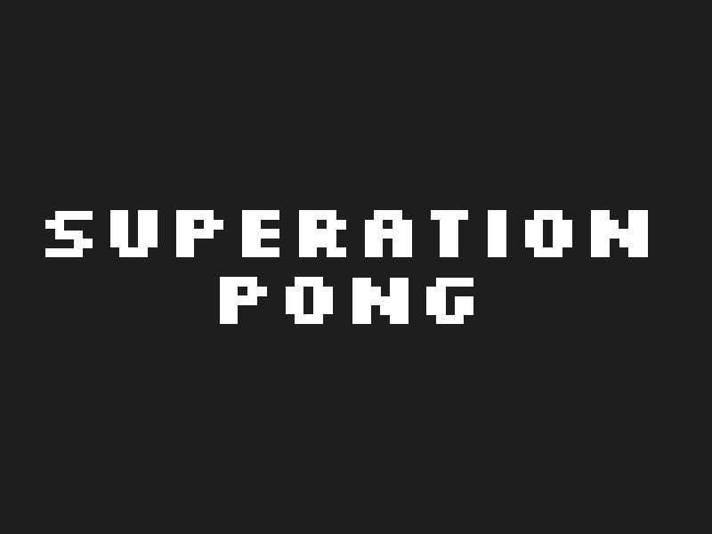 Superation Pong (itch) - кадр 1