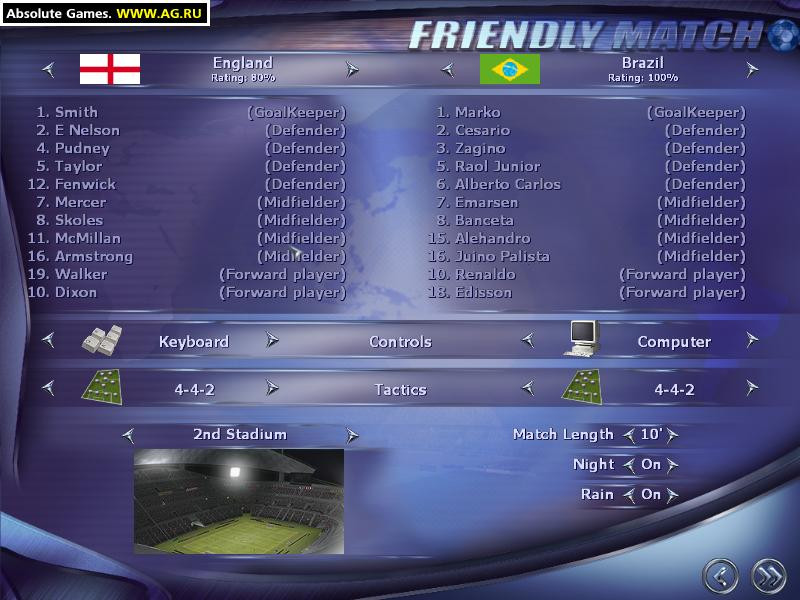 Pro Soccer Cup 2002 - кадр 5