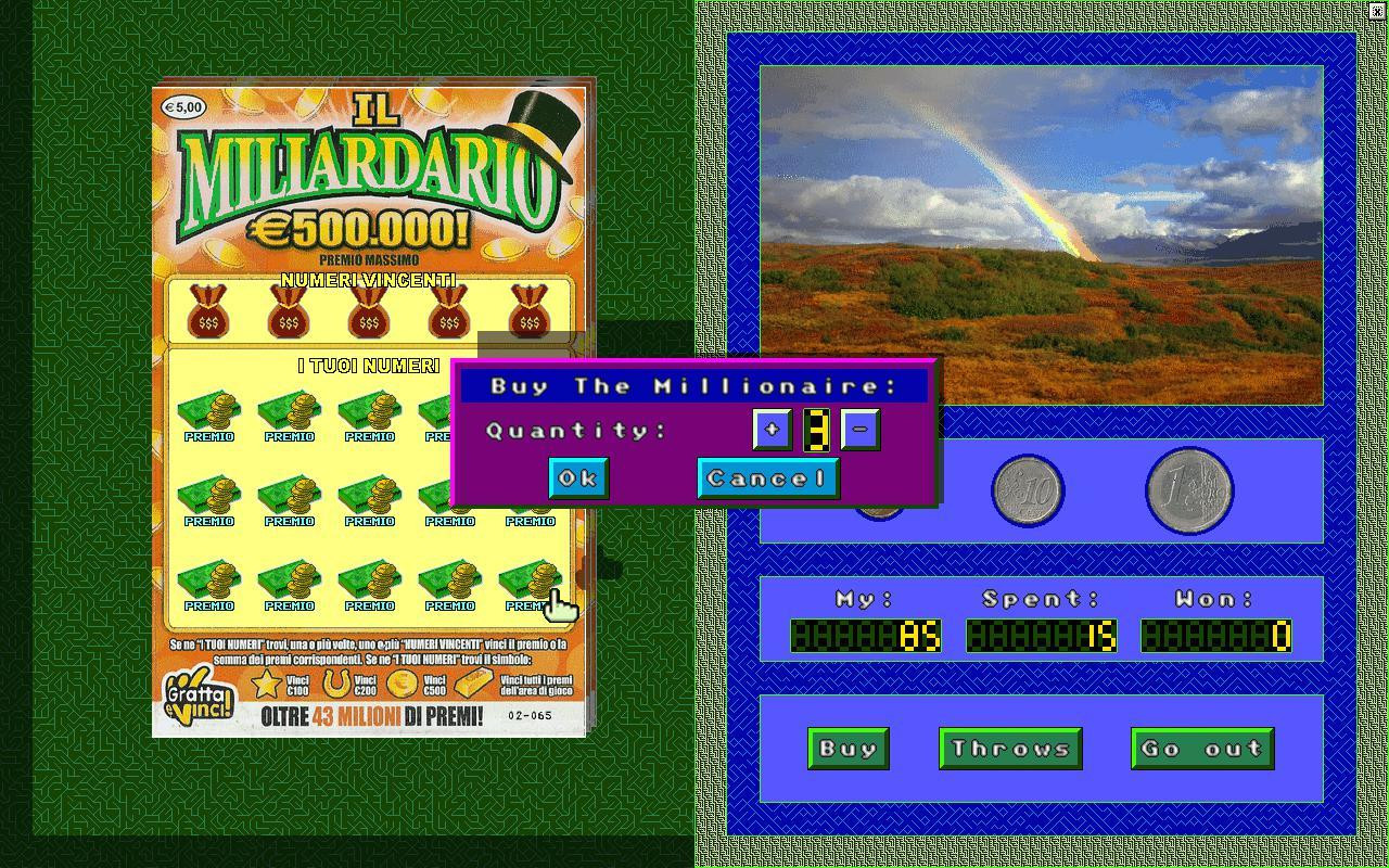 GrattaV (scratch and win) Il Miliardario (The Millionaire) (itch) - кадр 4