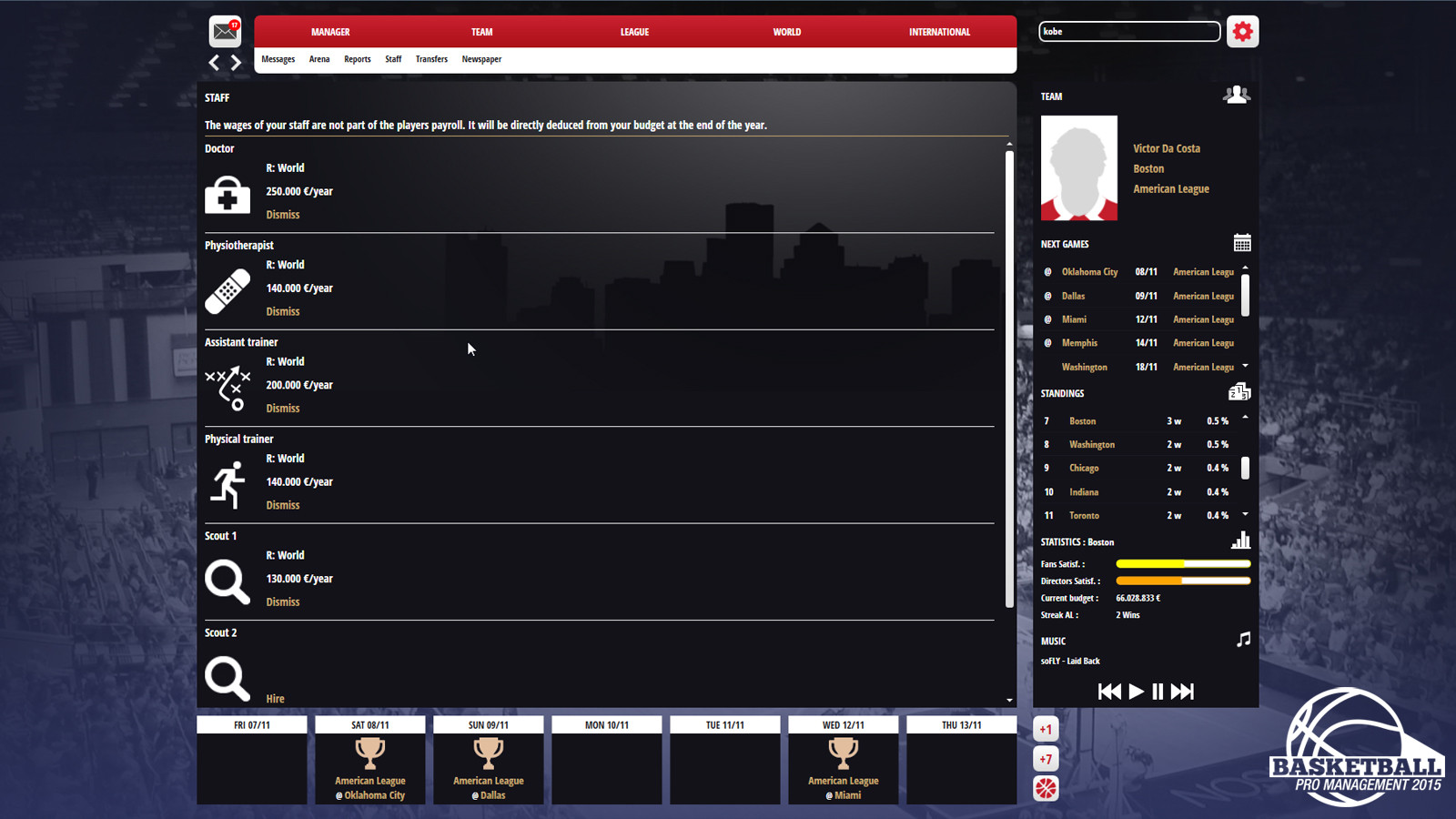 Basketball Pro Management 2015 - кадр 9