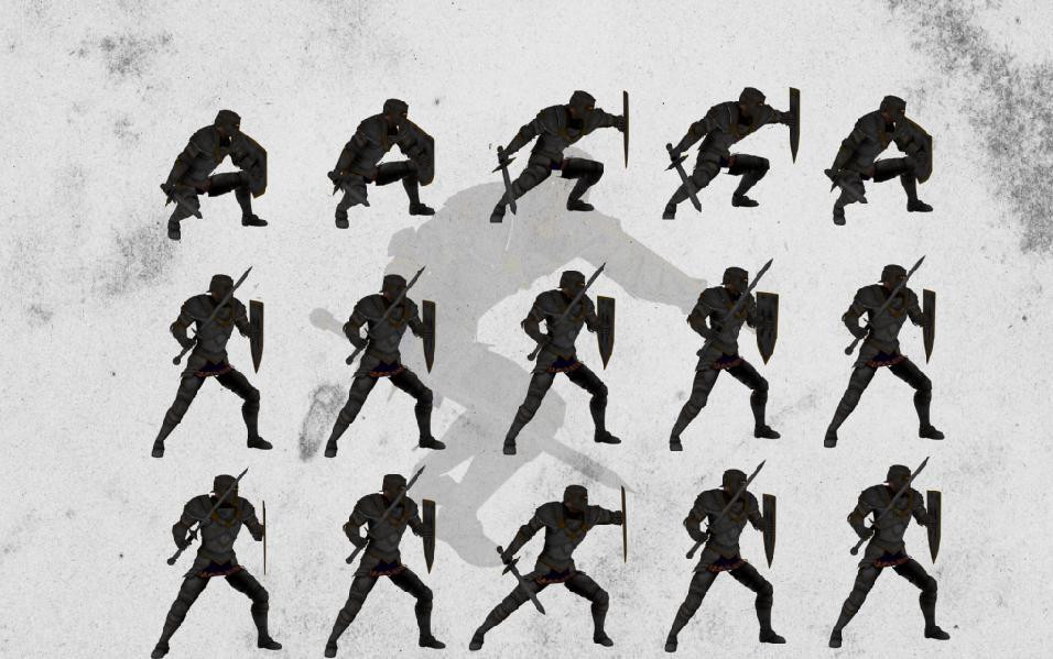 Dark Knight 2D Character (itch) - кадр 4